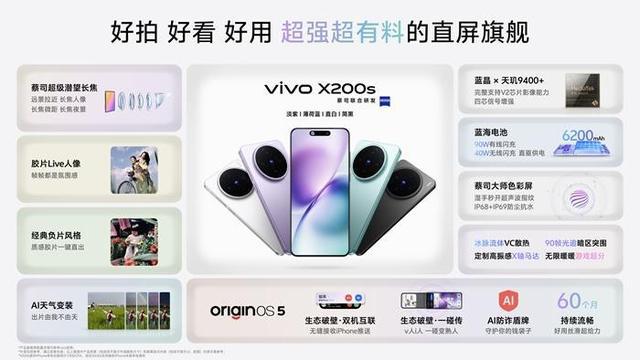 全面重塑用户体验 vivo正式发布新一代旗舰机X200 Ultra、X200s(图4)